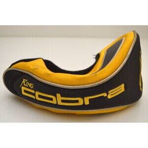 Cobra King Cobra  Head Cover Black Gold Golf Accessory for Driver Clubs Woods